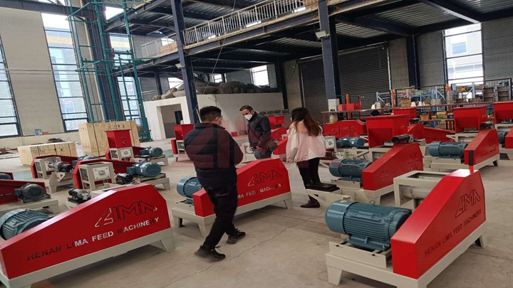 large scale Trout feed making machine in South Korea